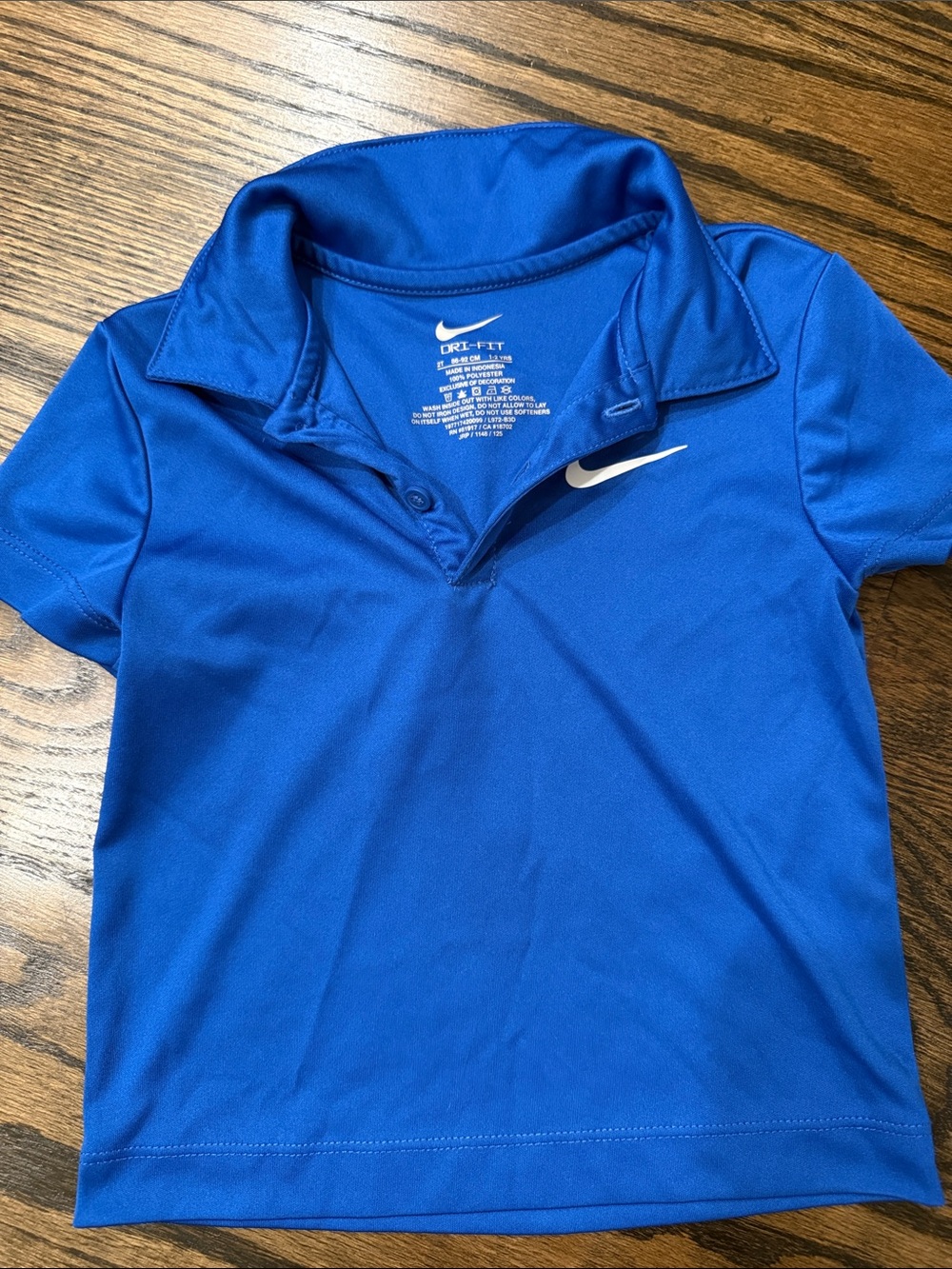 Nike Kids Royal Blue Dri-FIT Polo